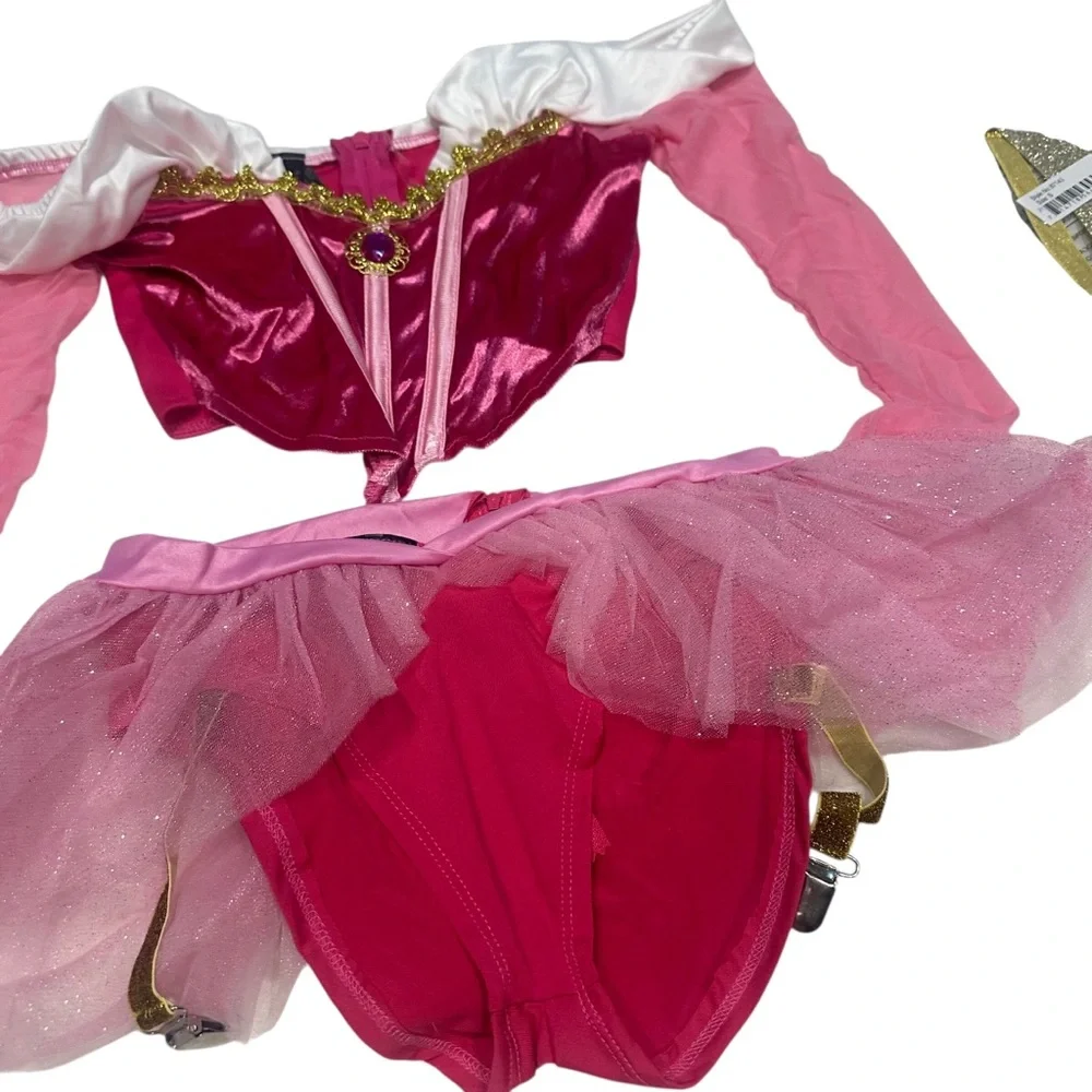 Leg Avenue Dreamy Princess Sleeping Beauty Adult Costume Halloween Size Small - Picture 5 of 16